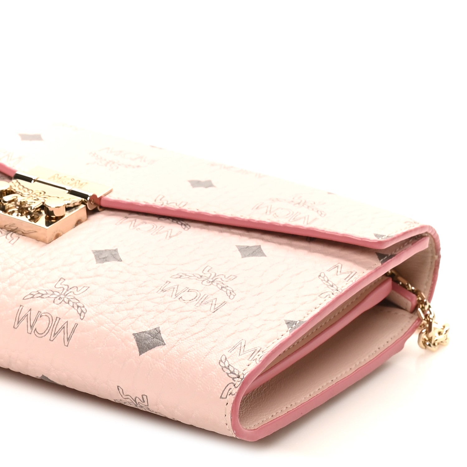 Visetos Medium Patricia Wallet On Chain Soft Pink