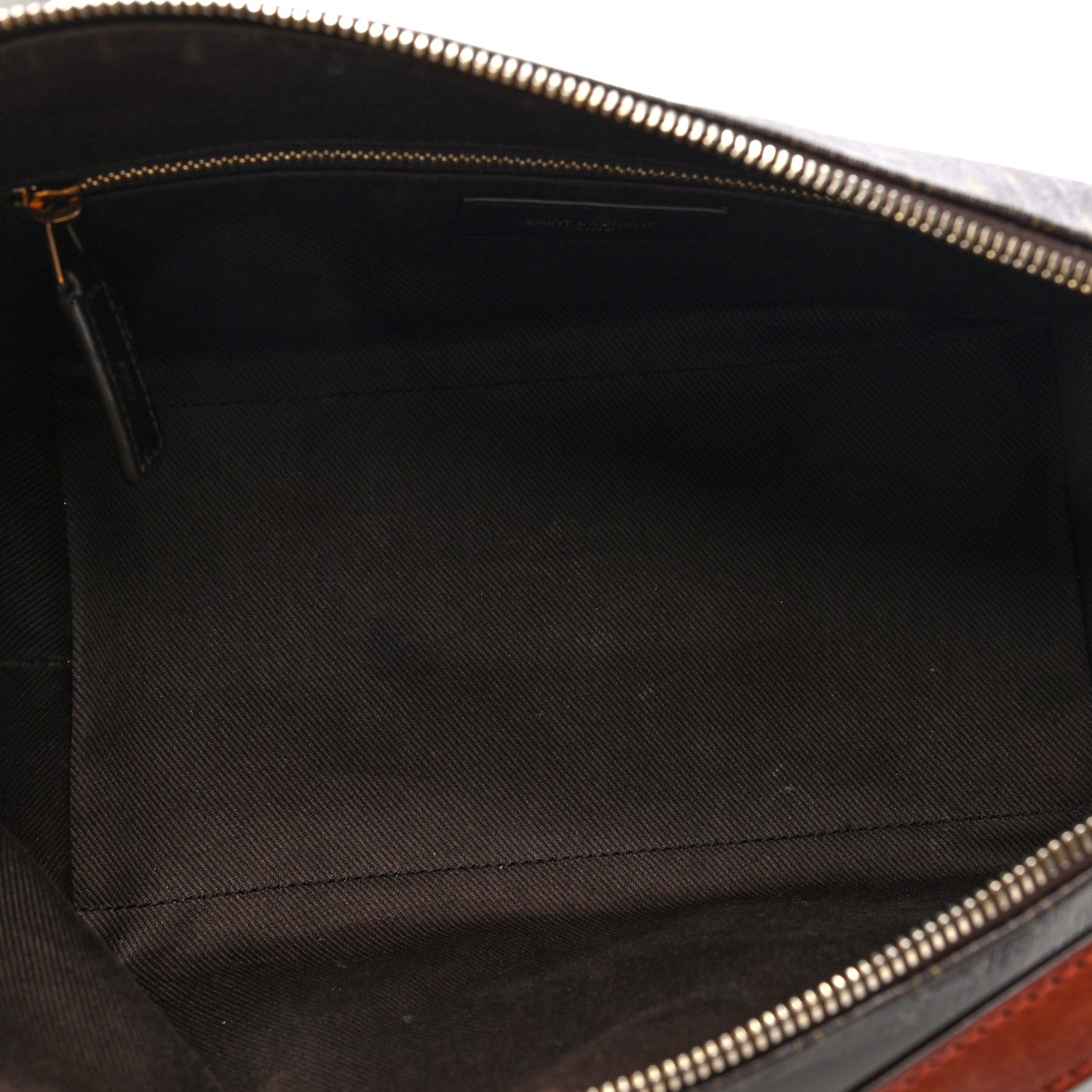 Canvas Smooth Calfskin Le Monogramme Crossbody Bag Chestnut
