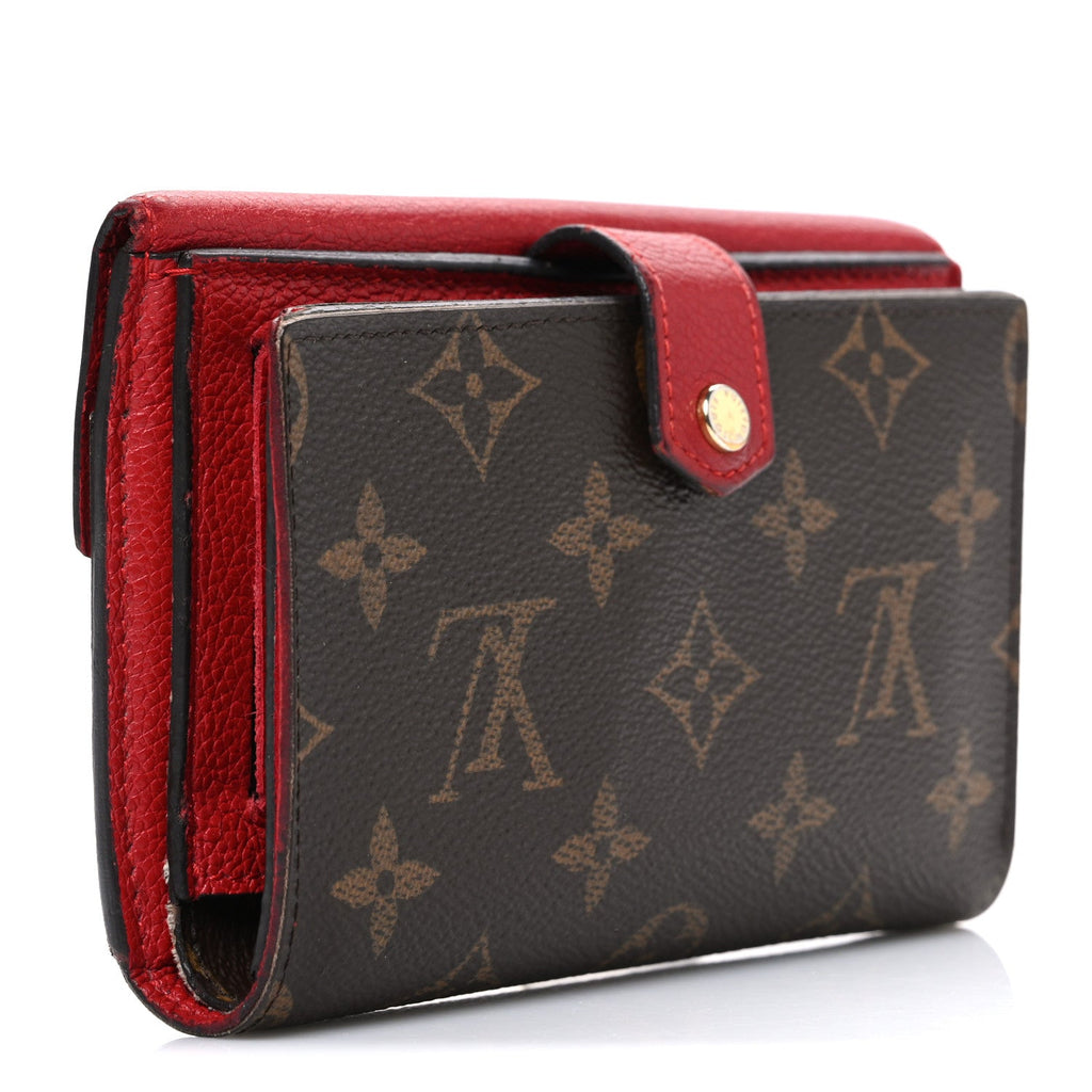 Monogram Pallas Compact Wallet Cherry