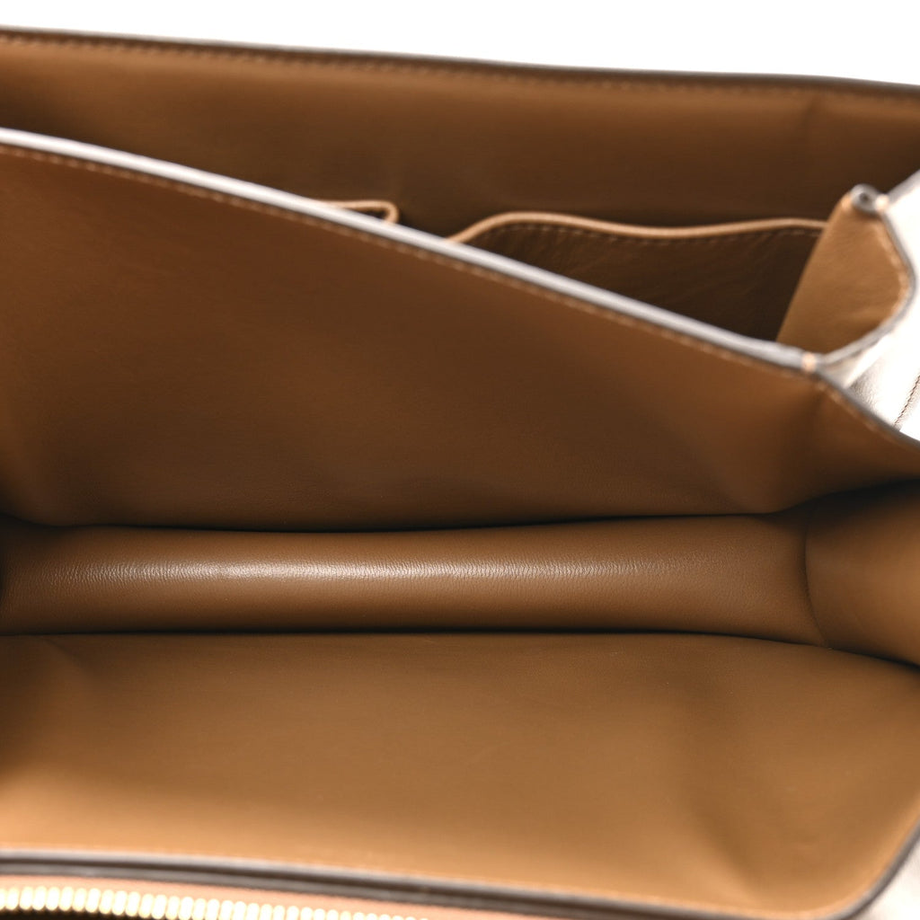 Box Calfskin Medium Classic Box Flap Bag  Camel