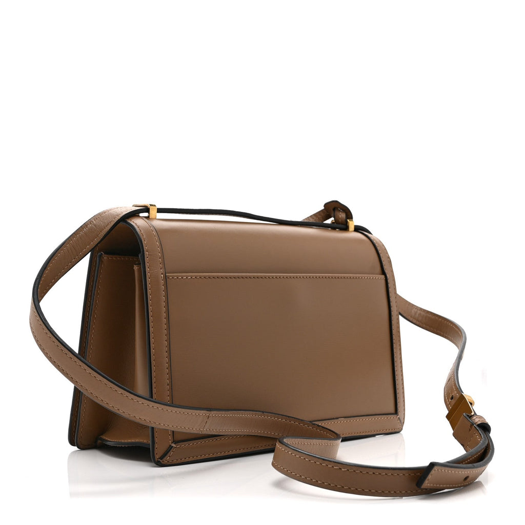 Calfskin Medium Barcelona Shoulder Bag Mink