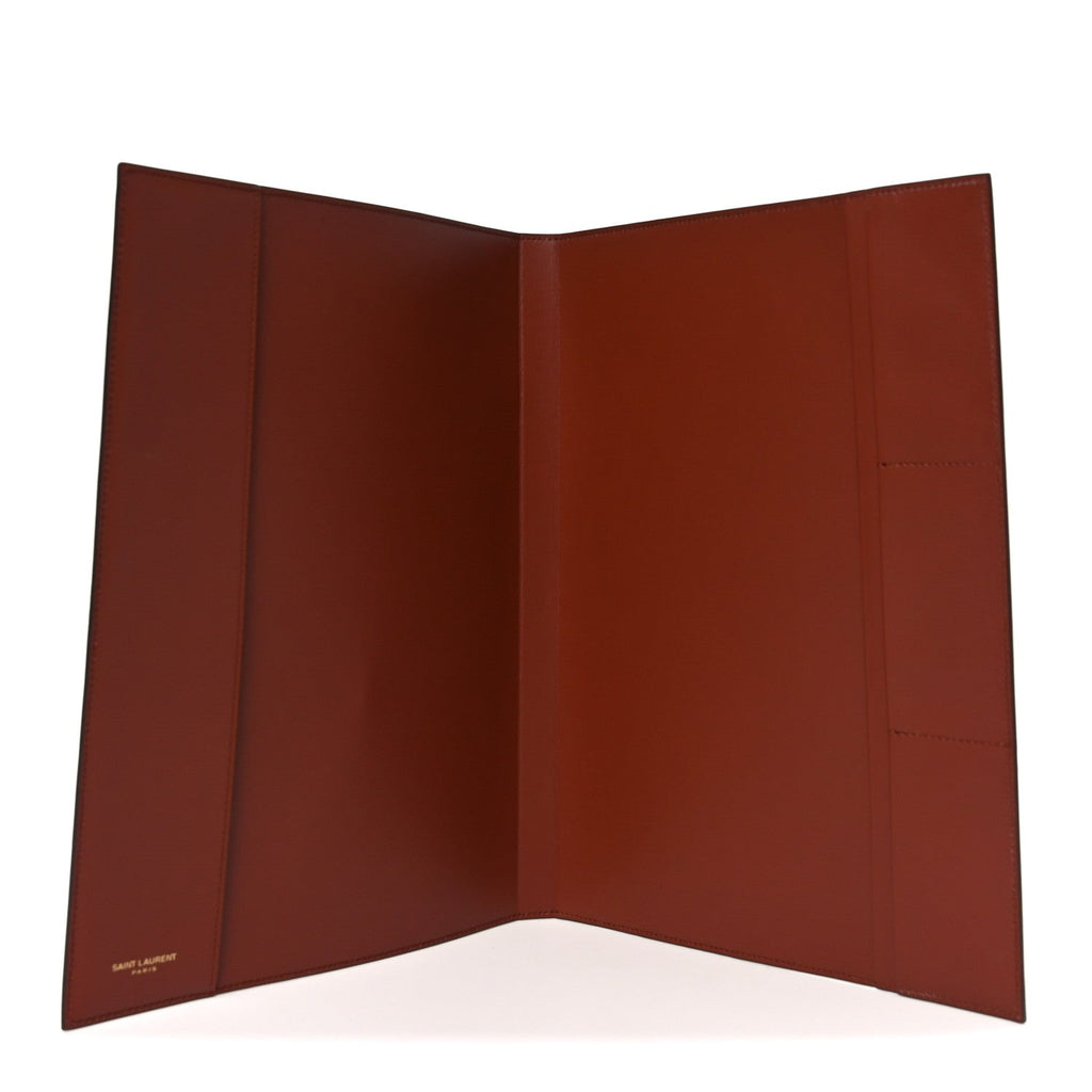 Classic Toile Monogram A6 Agenda Sleeve Chocolate Kaki