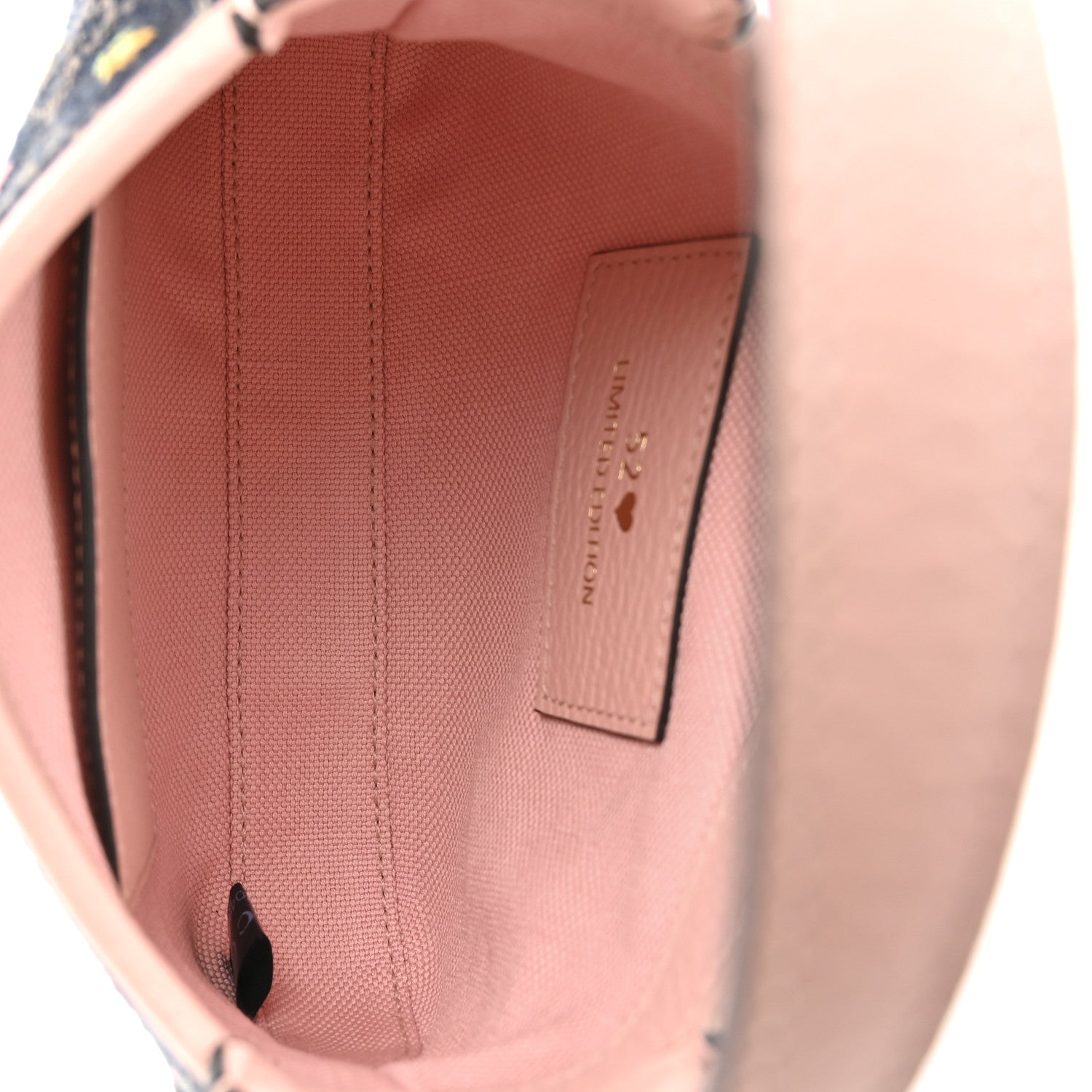 New Denim GG Monogram Calfskin Love Parade Mini Jackie 1961 Hobo Light Pink