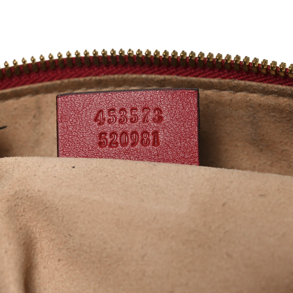 Guccissima Signature Boston Hibiscus Red