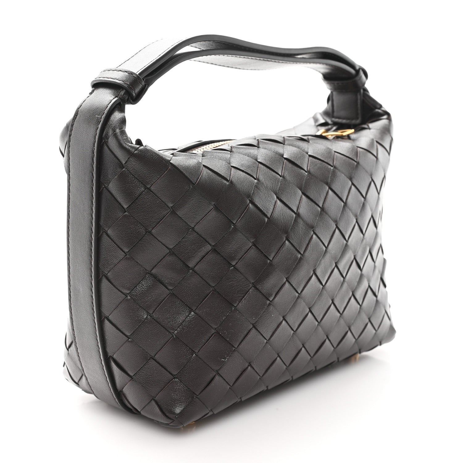 Calfskin Nappa Intrecciato Mini Wallace Fondant
