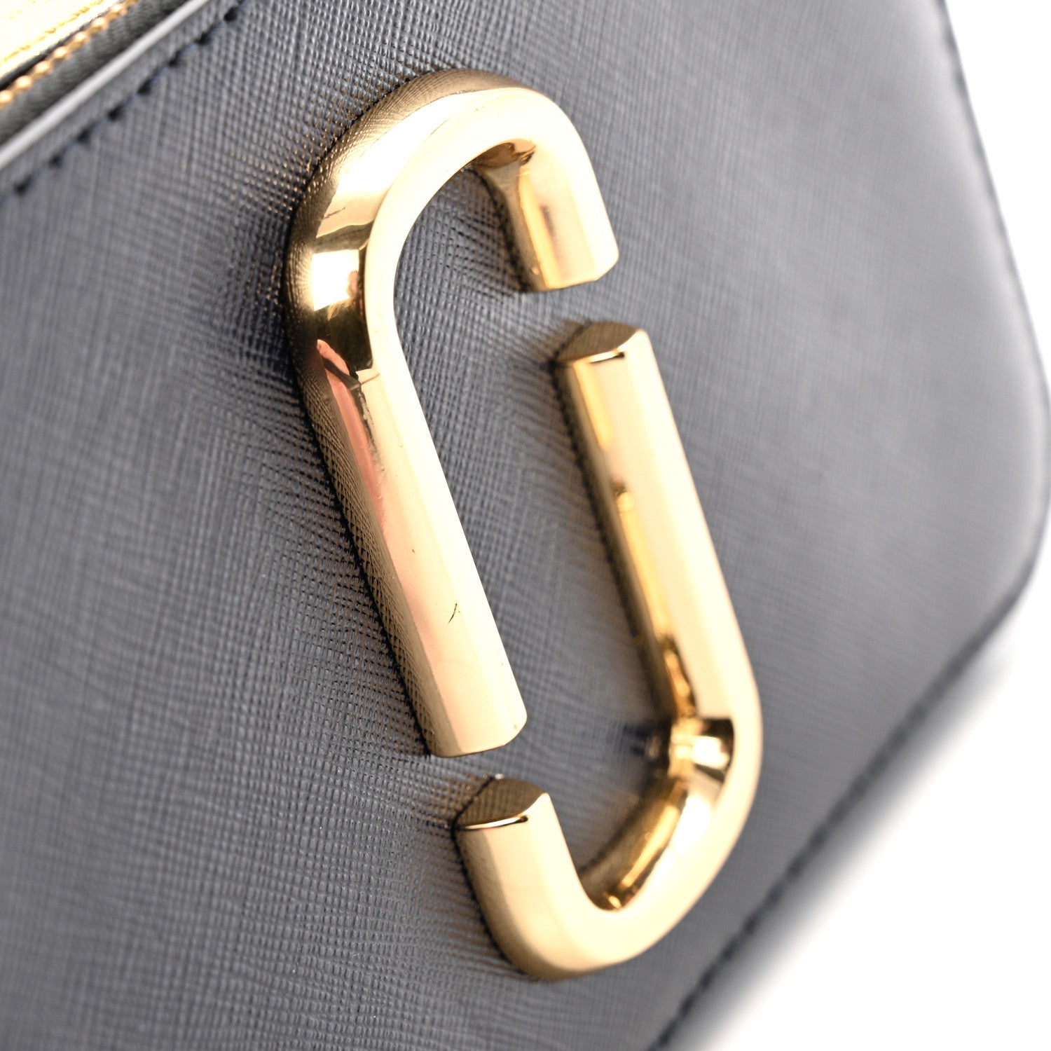 Saffiano Small Snapshot Camera Bag Navy Multicolor