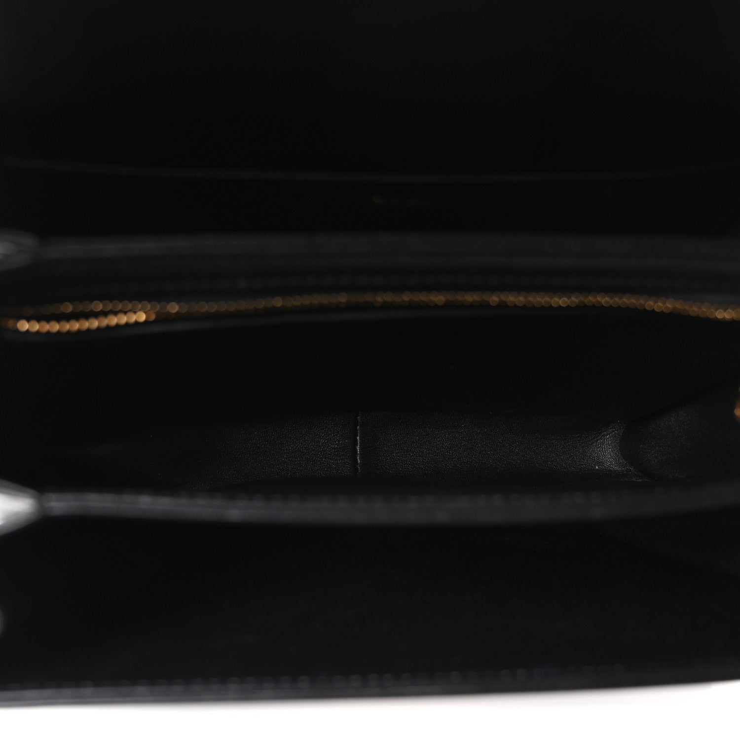 Shiny Calfskin Medium Triomphe Black