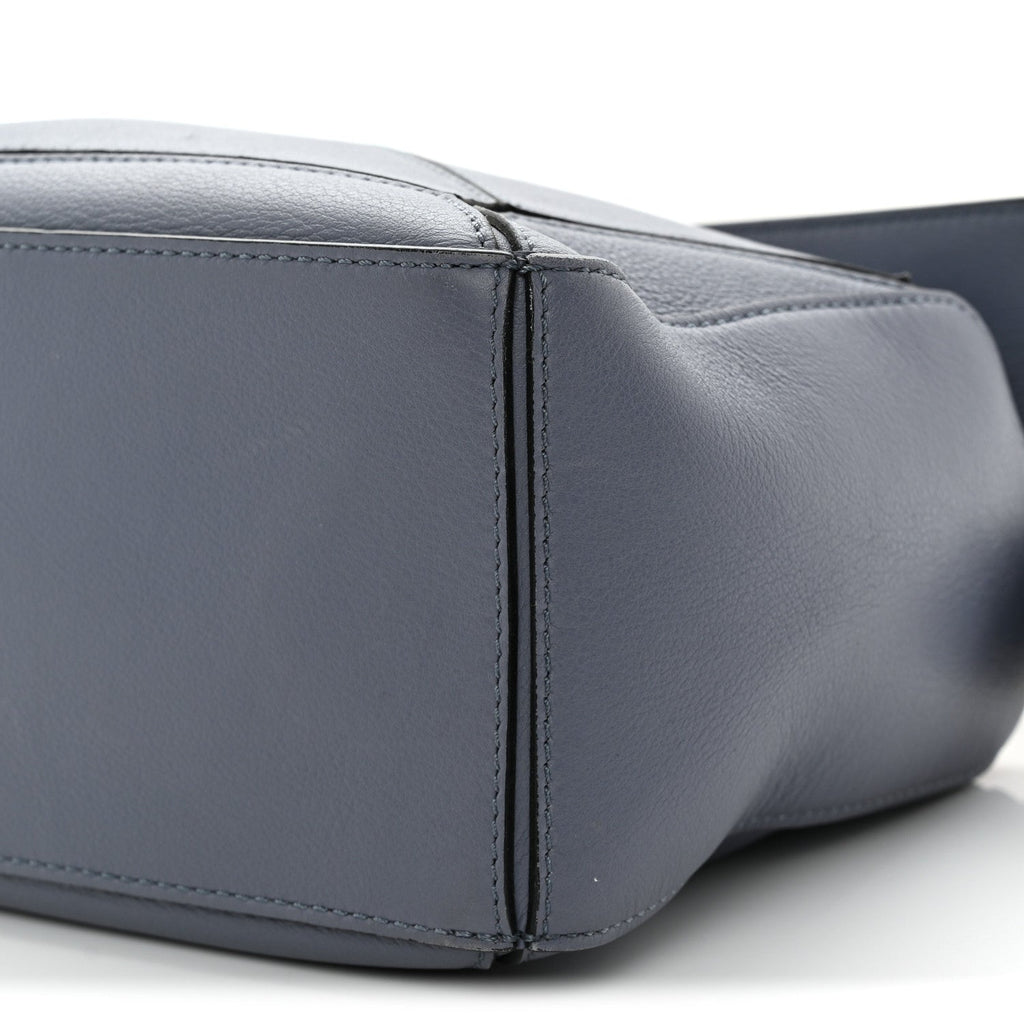 Calfskin Small Puzzle Bag Atlantic Blue