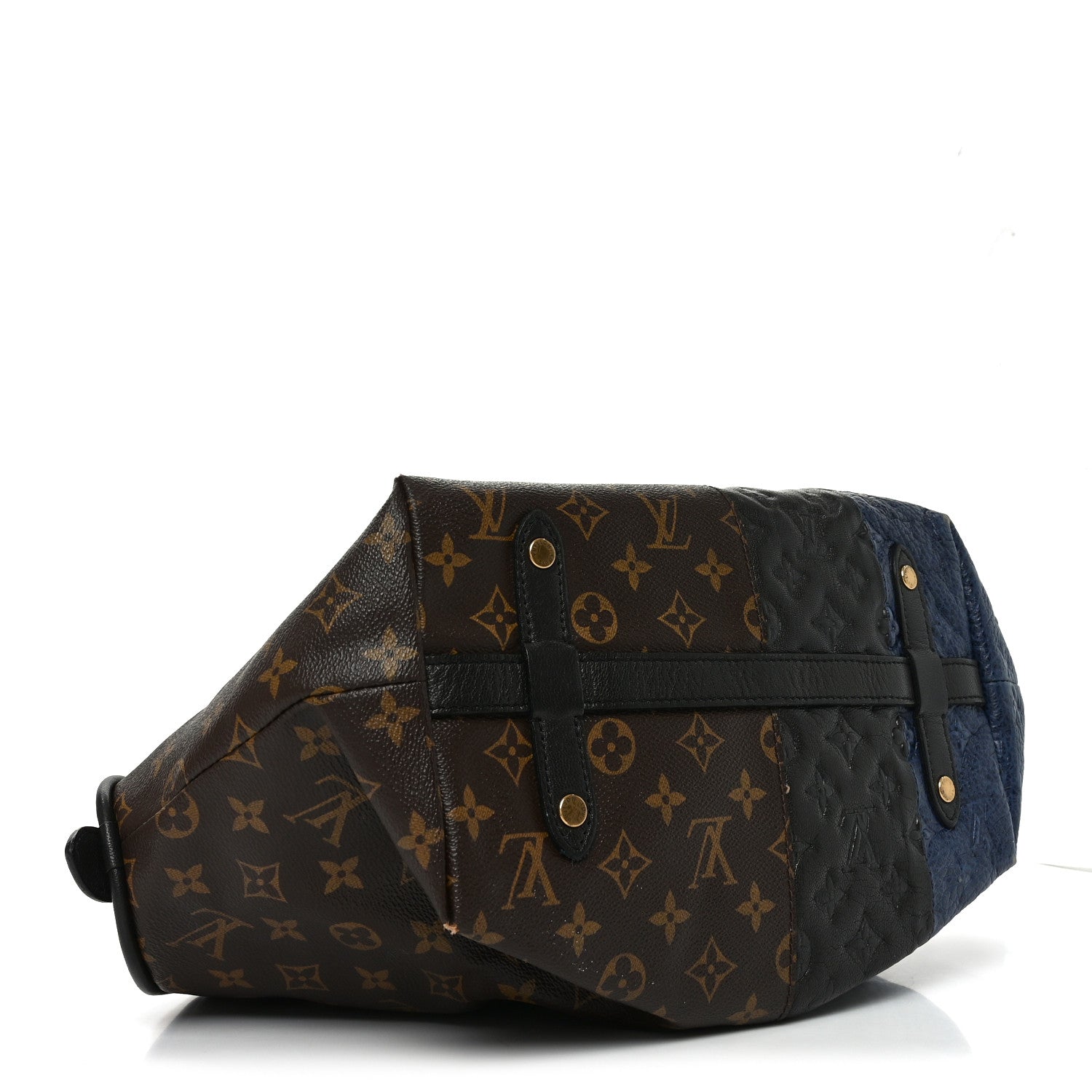 Monogram Stripes Medium Bag Marine