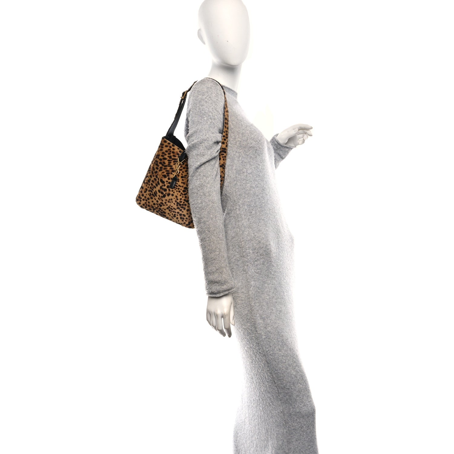 Pony Hair Leopard Print Small Le 5 A 7 Soft Hobo