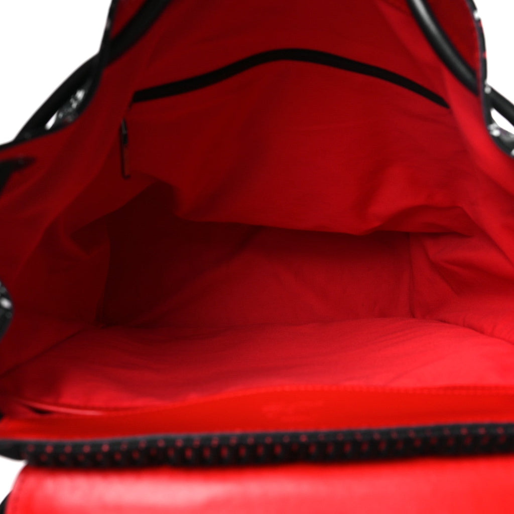 Canvas Splash Print Spiked Explorafunk Backpack Multicolor