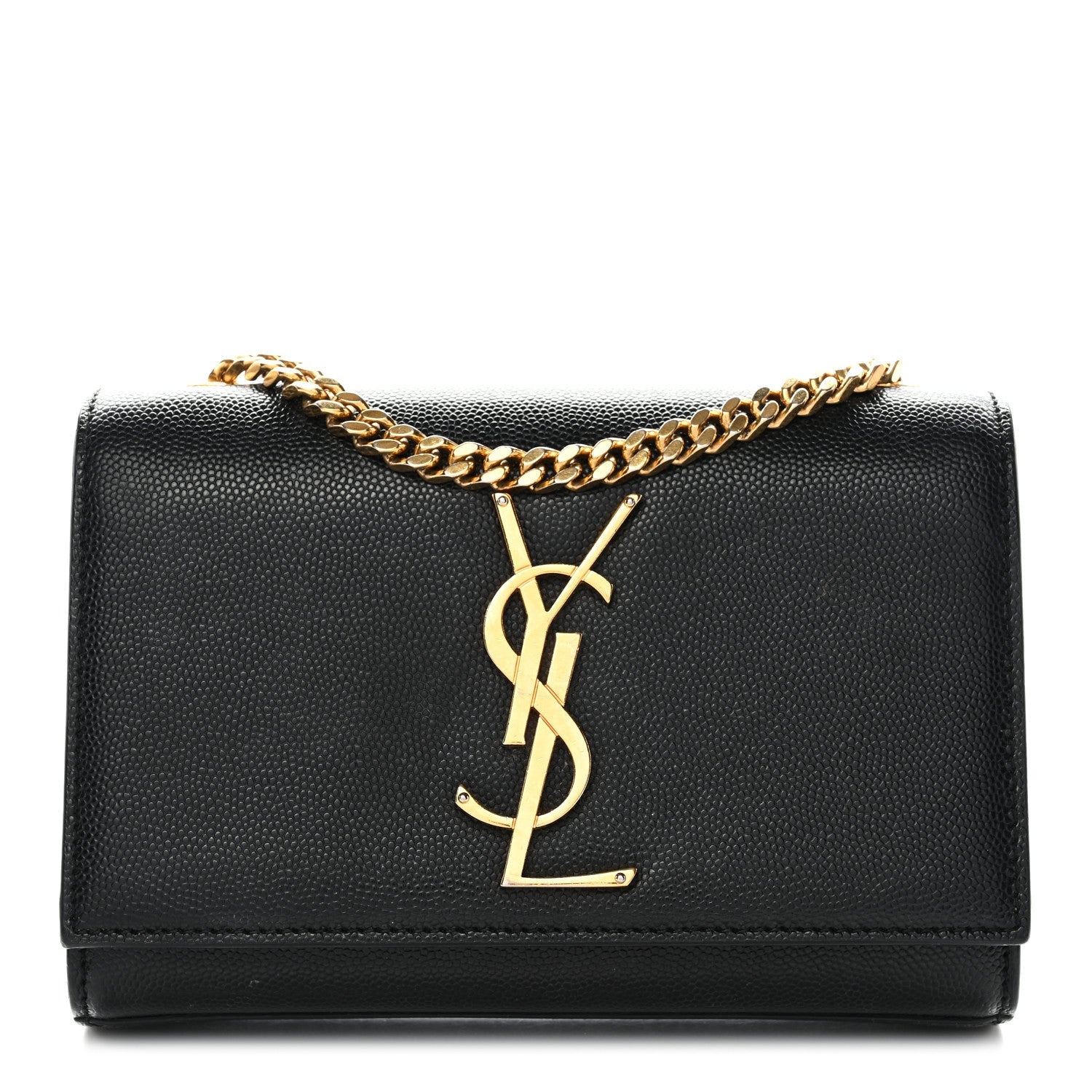 Grain De Poudre Small Monogram Kate Satchel Black