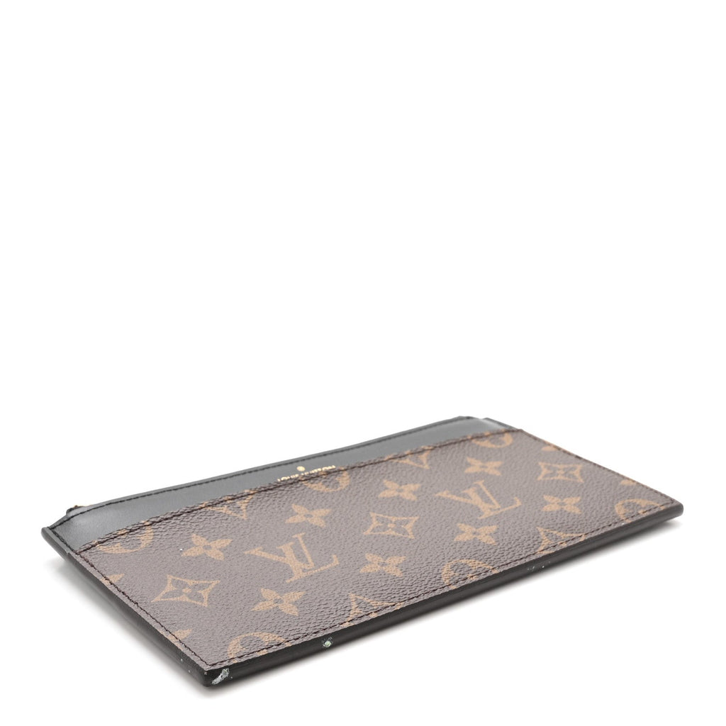 Monogram Slim Purse Black