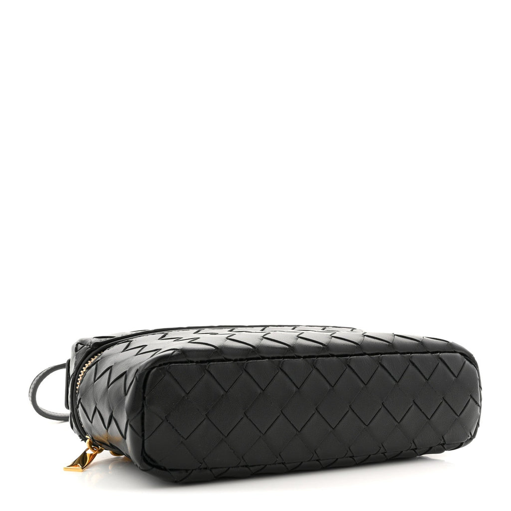 Calfskin Intrecciato Bang Bang Vanity Case Black
