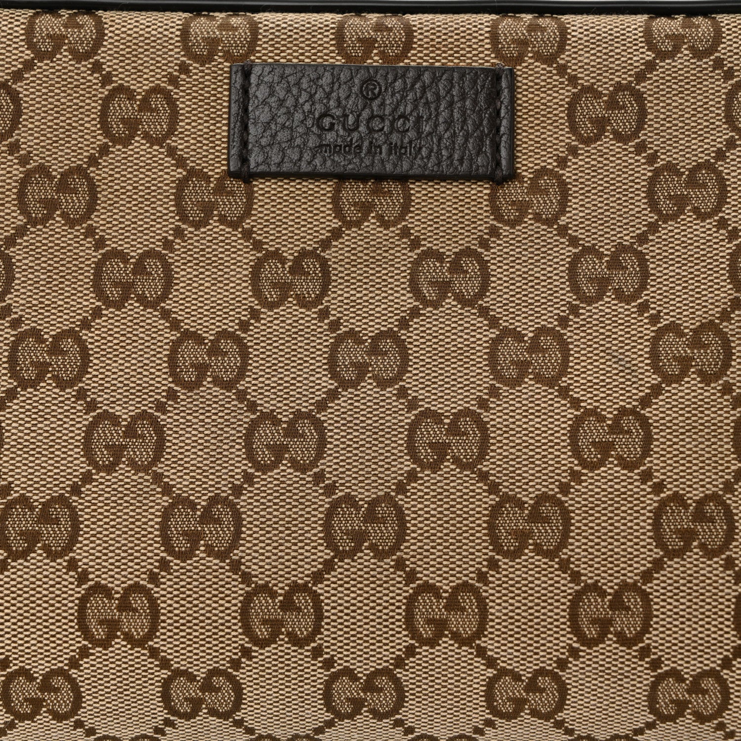 Monogram Belt Bag Dark Brown