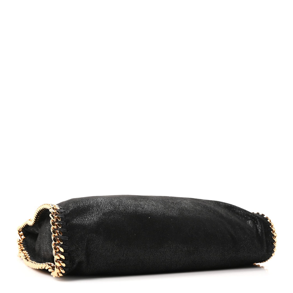 Shaggy Deer Falabella Fold Over Tote Black
