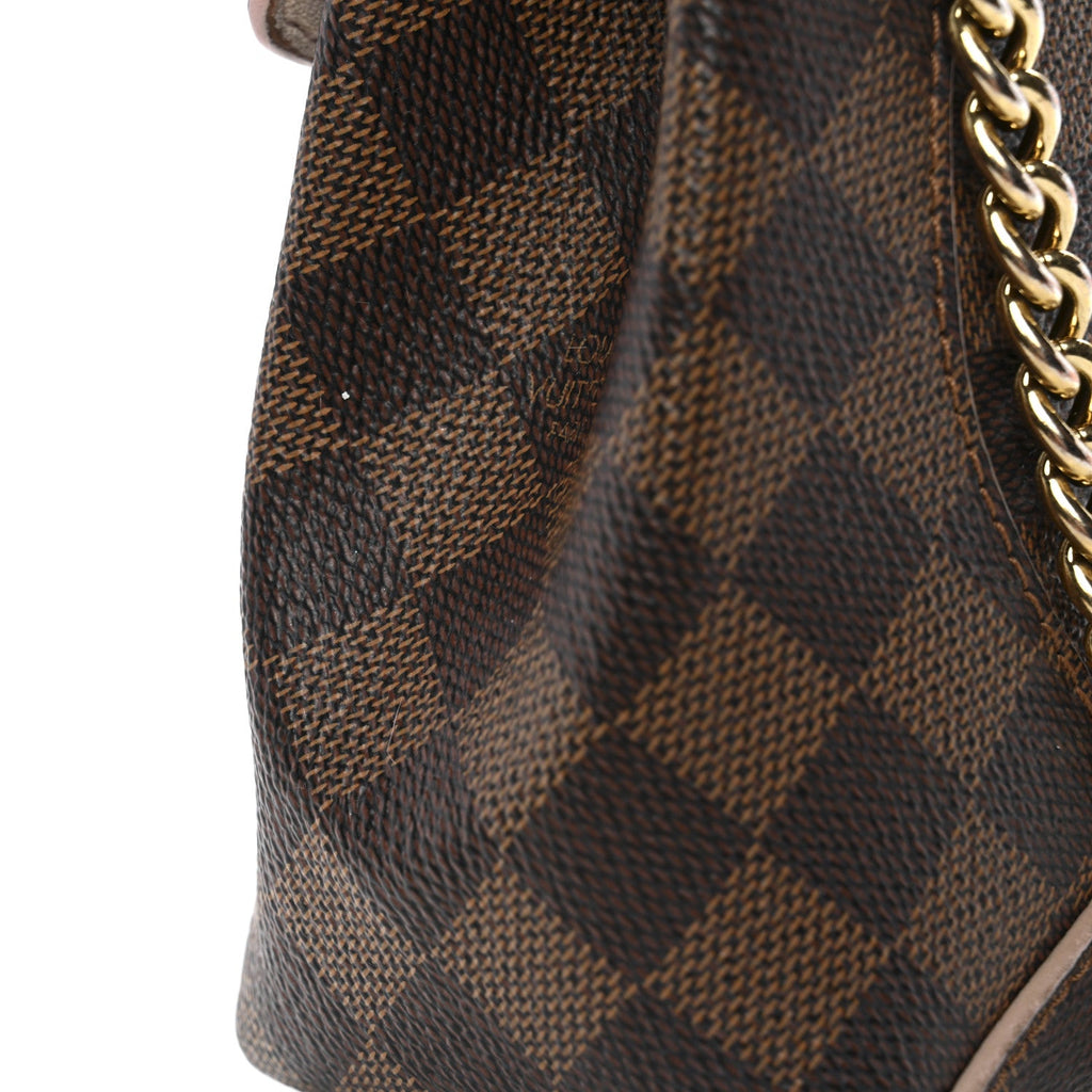 Damier Ebene Caissa Clutch Rose Ballerine