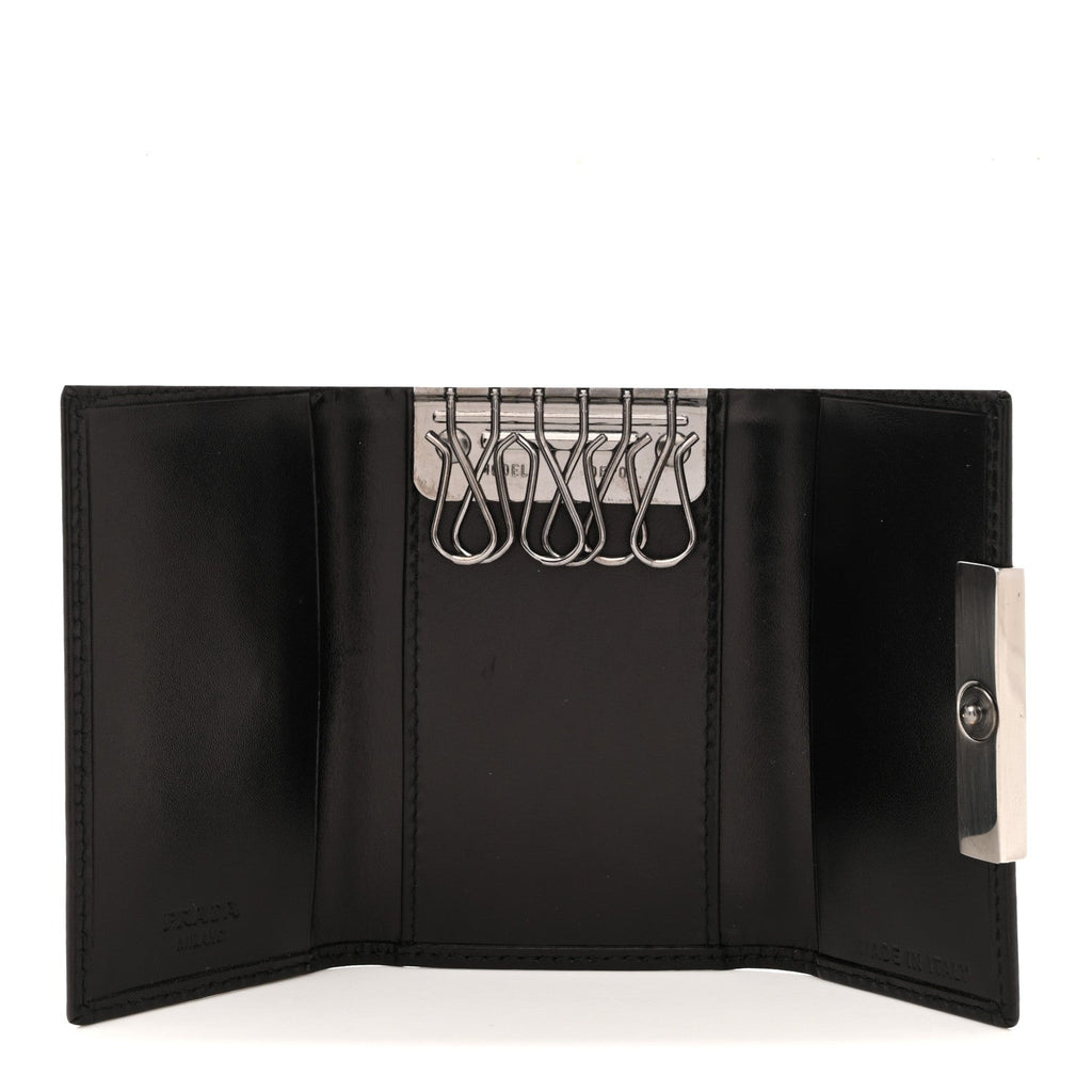 Vitello 6 Key Holder Black