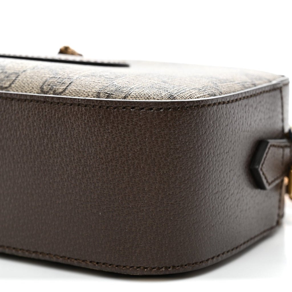 GG Supreme Monogram Web Neo Vintage Shoulder Bag Beige New Acero Crop