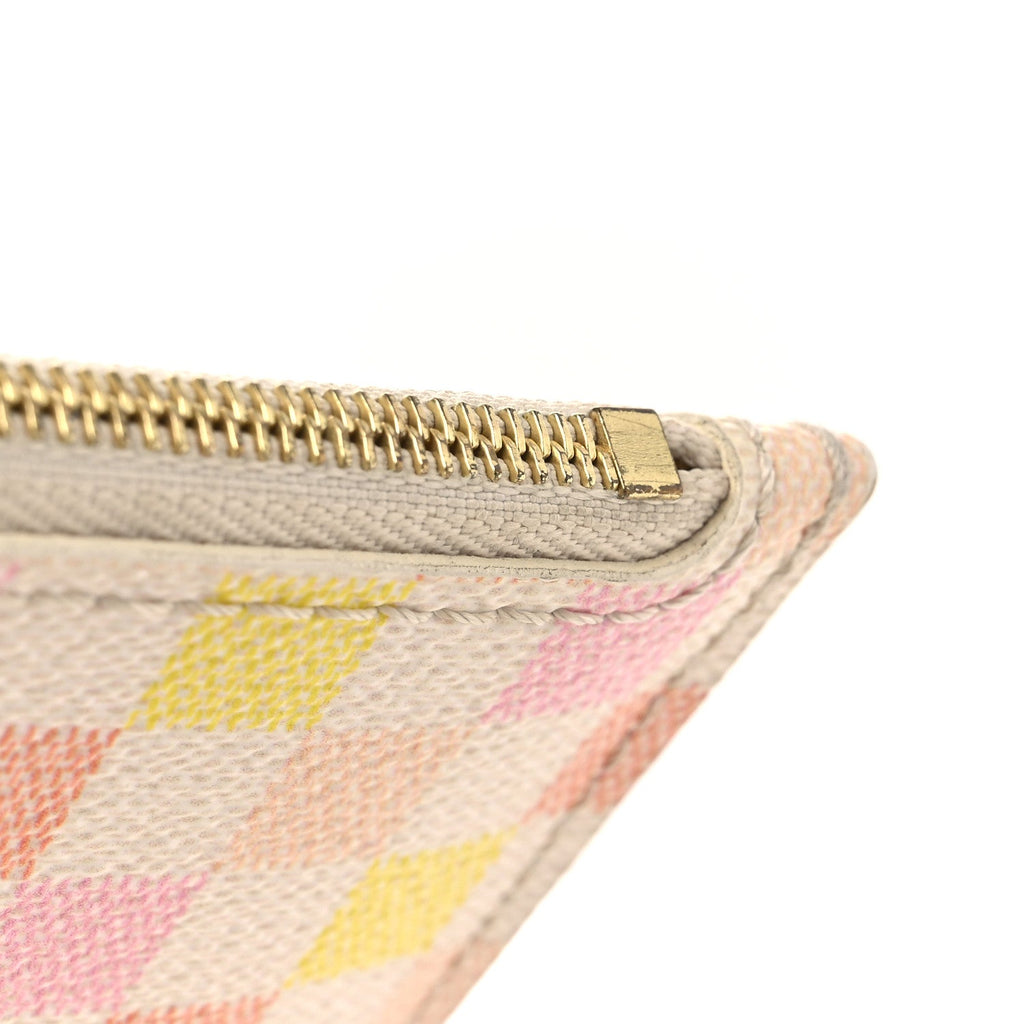 Damierlicious Neverfull Pochette Rose Peach