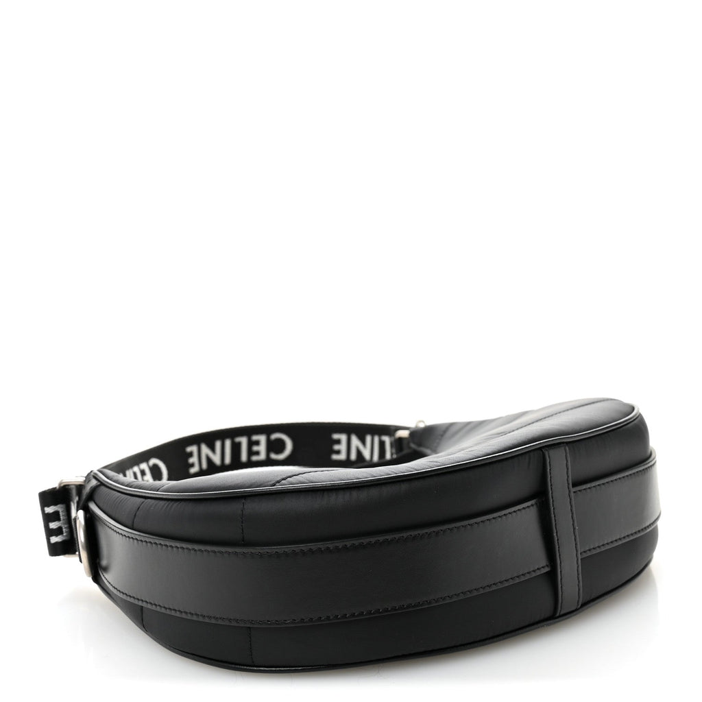 Nylon Ava Shoulder Bag Black