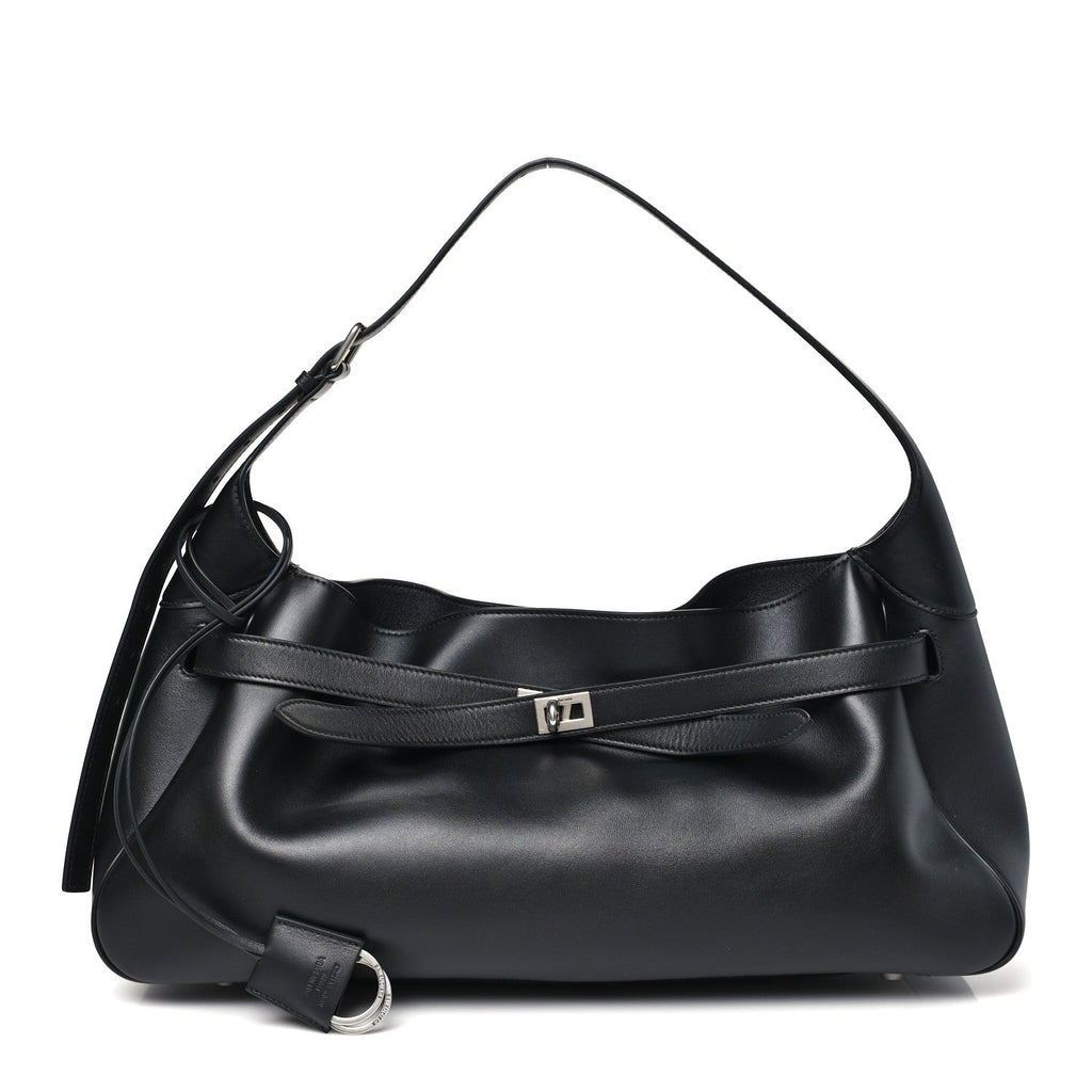 Smooth Calfskin Medium Bel Air Shoulder Bag Black
