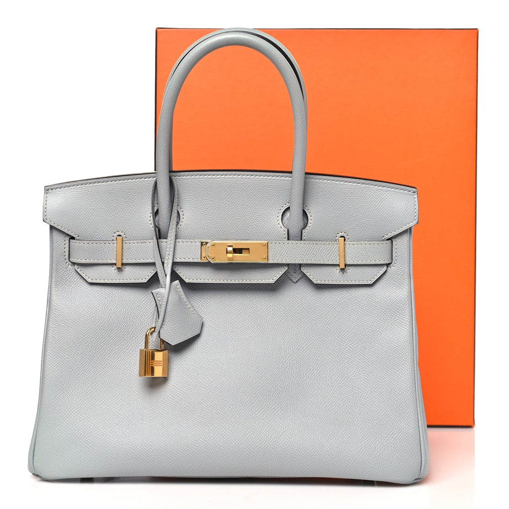 Epsom BIRKIN 30 Gris Mouette