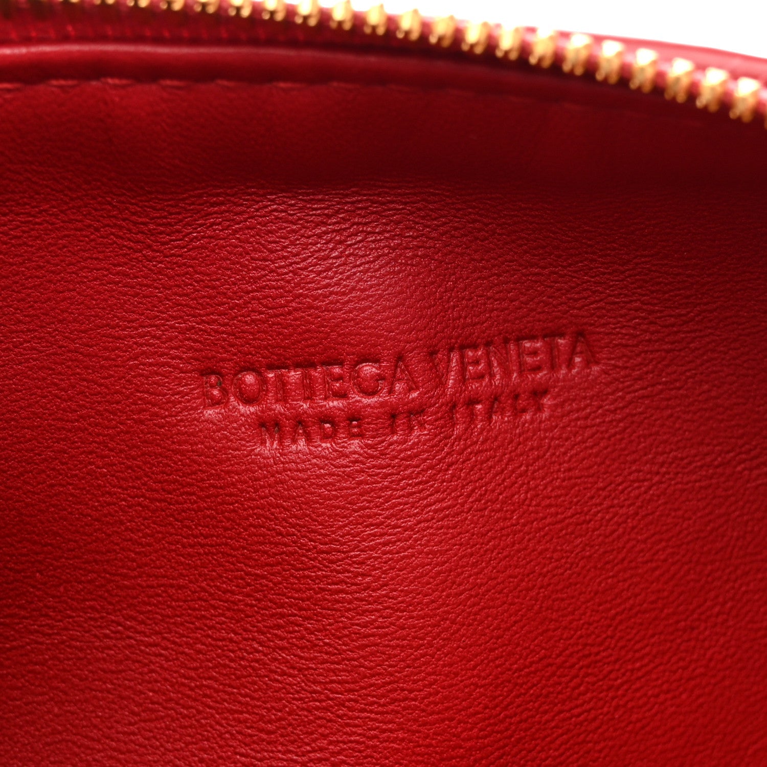 Calfskin Nappa Intrecciato Mini Wallace Apple Candy