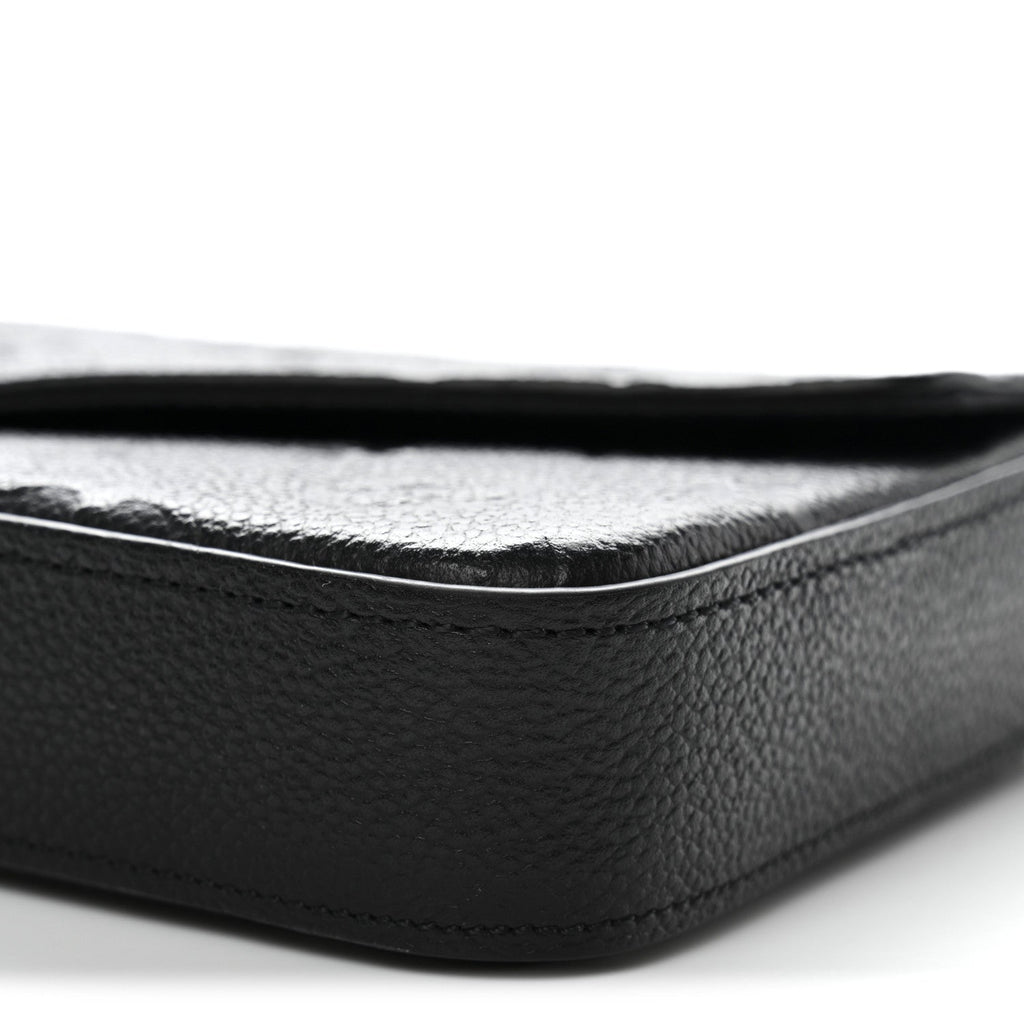 Empreinte Pochette Felicie Chain Wallet Black