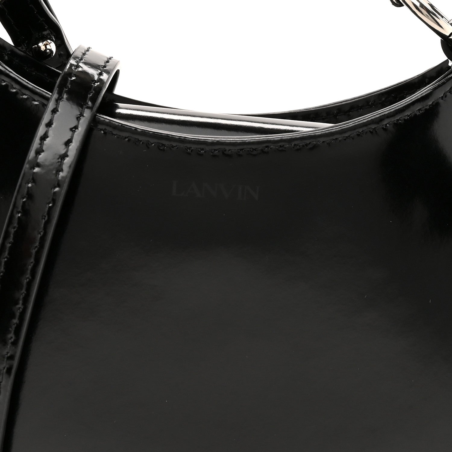 Lambskin Mini Cat Hobo Black