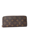 Monogram Clemence Wallet Rose Ballerine