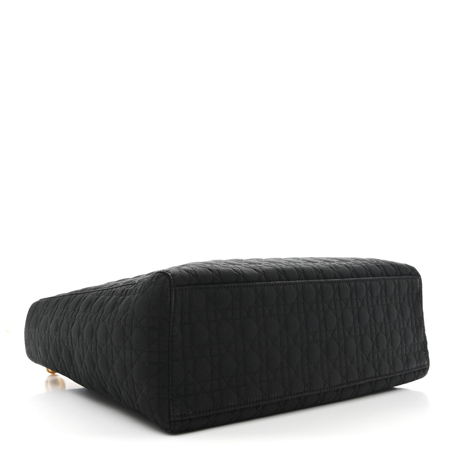 Nylon Cannage Large Lady Dior Black