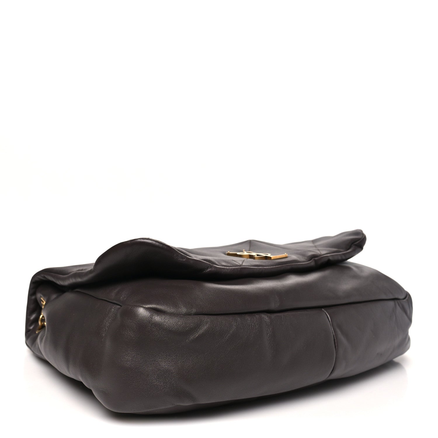 Lambskin Matelasse Monogram Large Jamie 4.3 Dark Sweet Chocolate