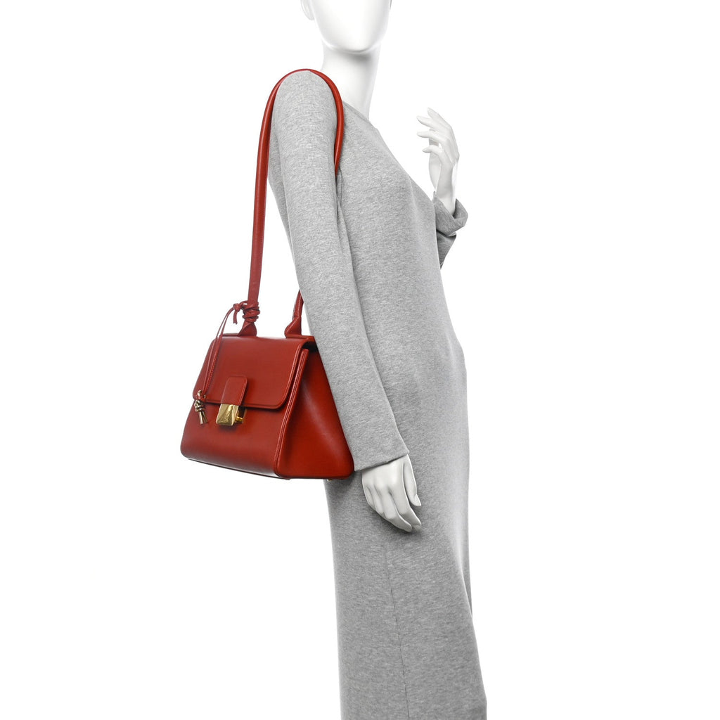 Calfskin Medium Desiree Shoulder Bag Red