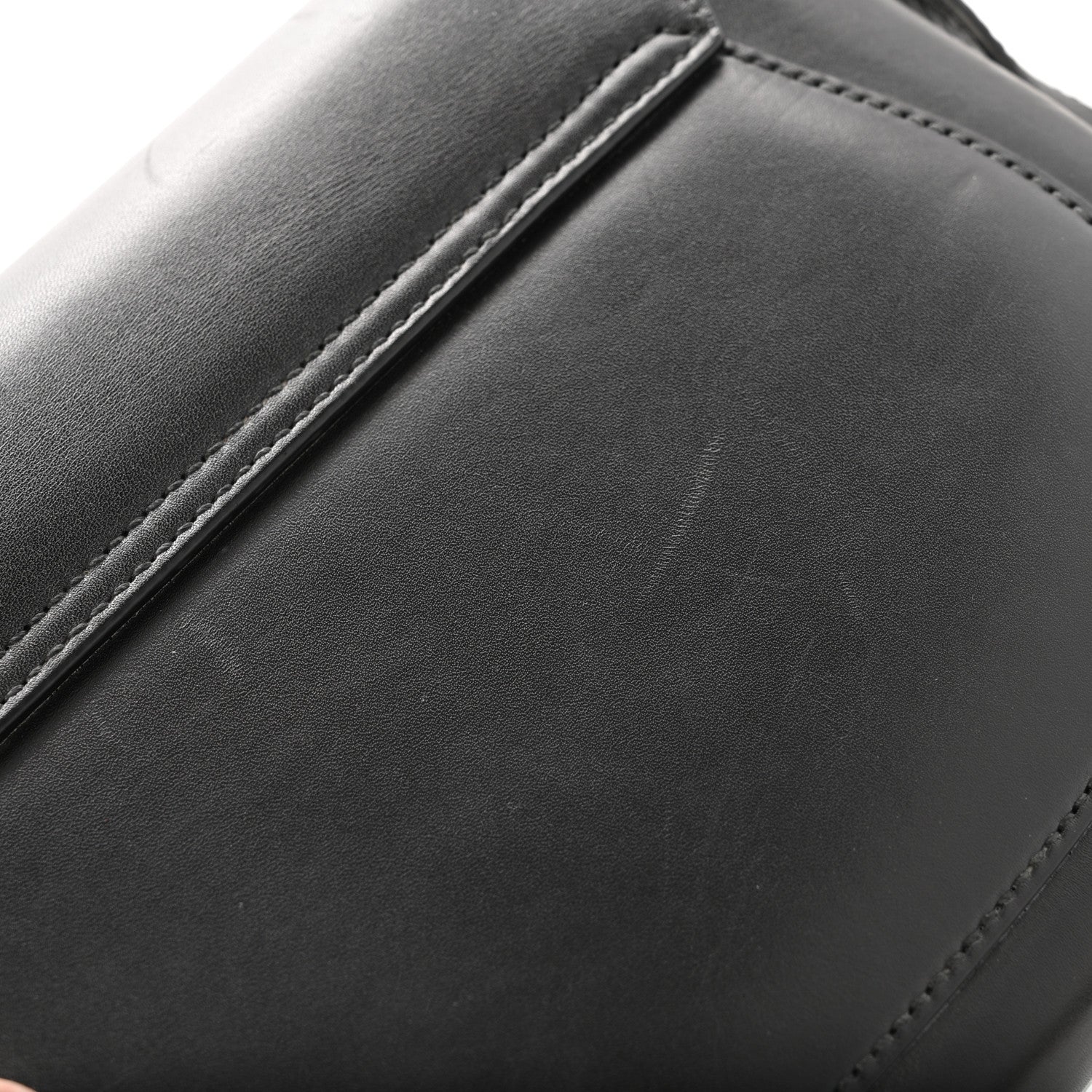 Charisma Calfskin Gucci Embossed Shoulder Flap Bag Black