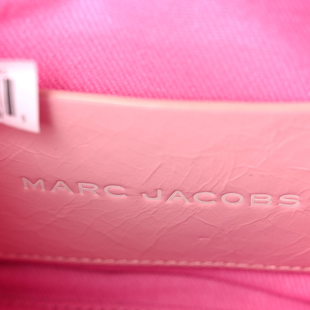 Shiny Crinkled Calfskin Mini The Tote Bag Pink
