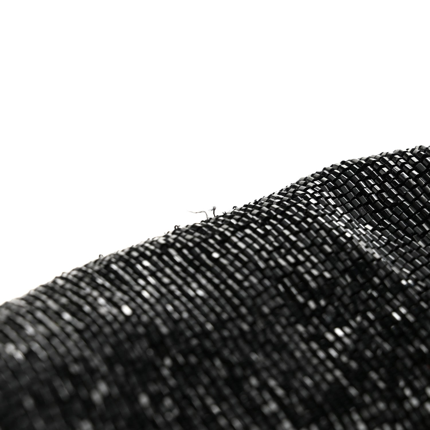 Sequin Beaded Baguette Black