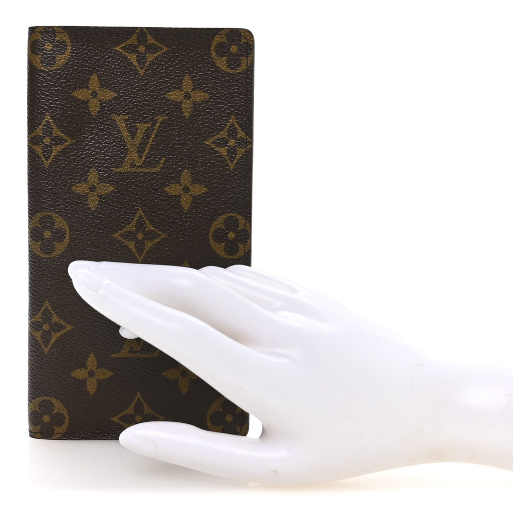 Monogram Porte Valeurs Checkbook Wallet