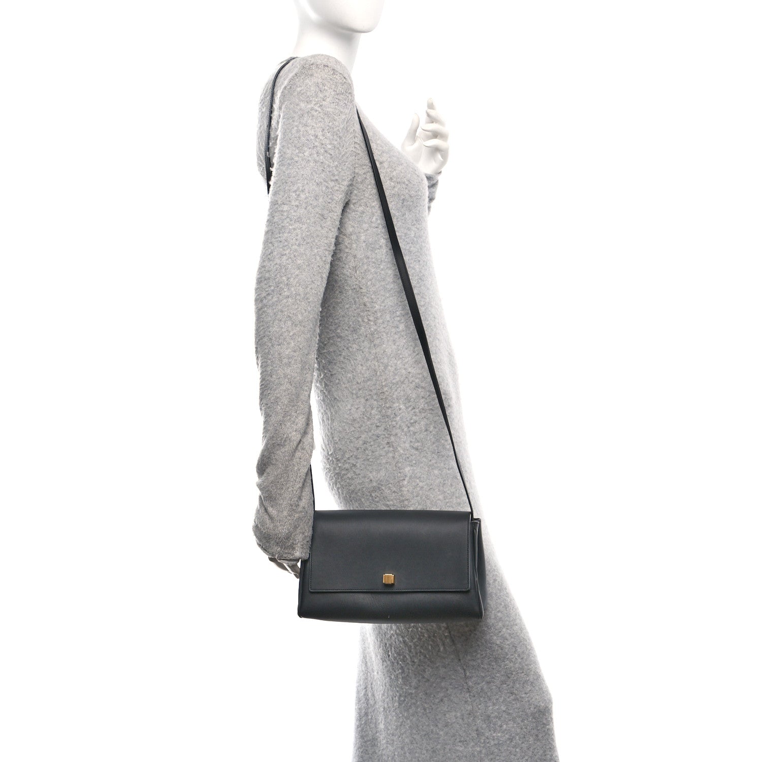 Calfskin Audrey Crossbody Black