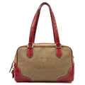 Prada Shoulder Bag Shoulder Bag in Red, Fabric
