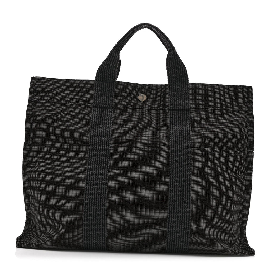 Canvas Herline MM Tote Grey