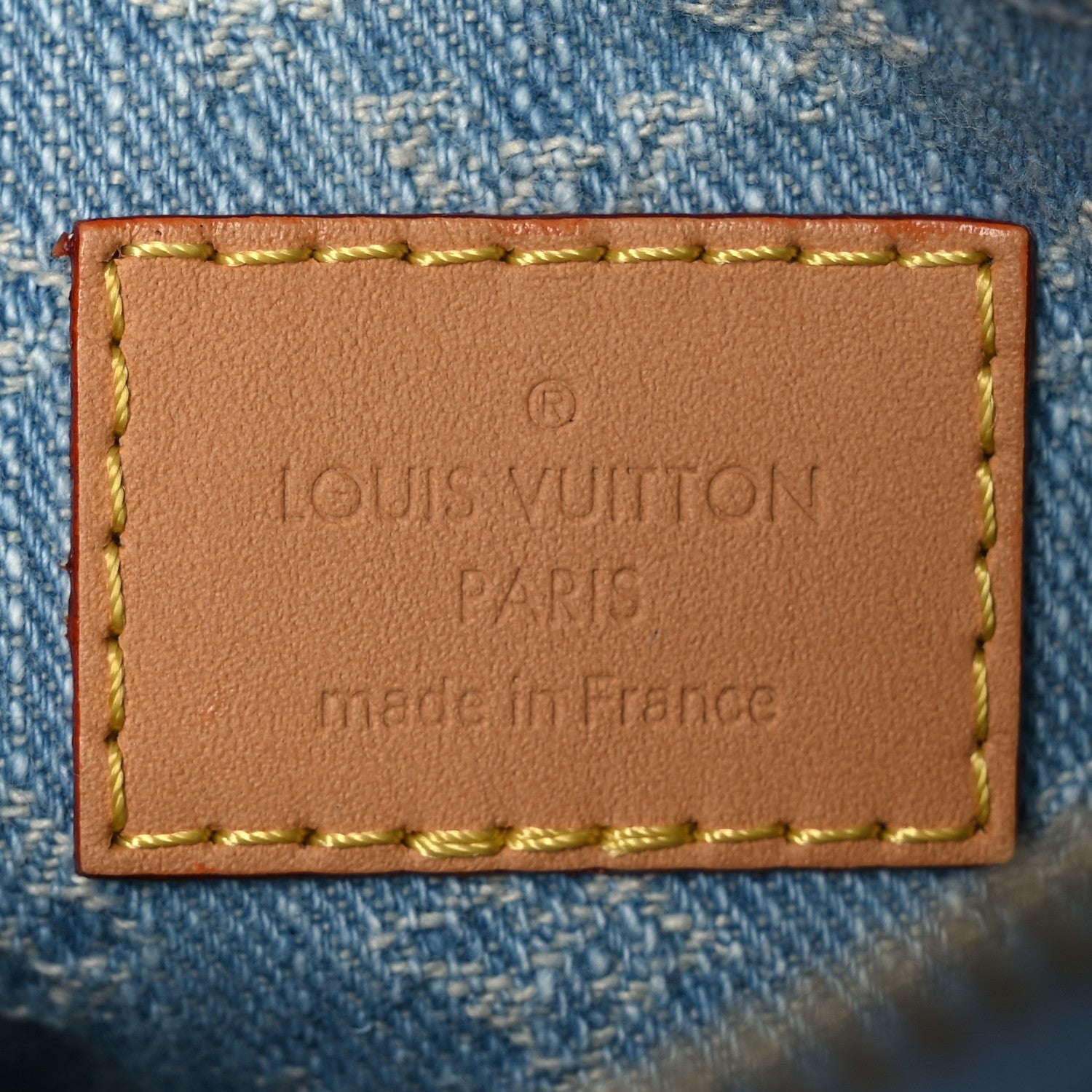 Monogram Denim Nano Speedy Sky Blue