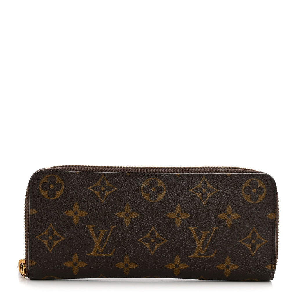 Monogram Clemence Wallet Fuchsia