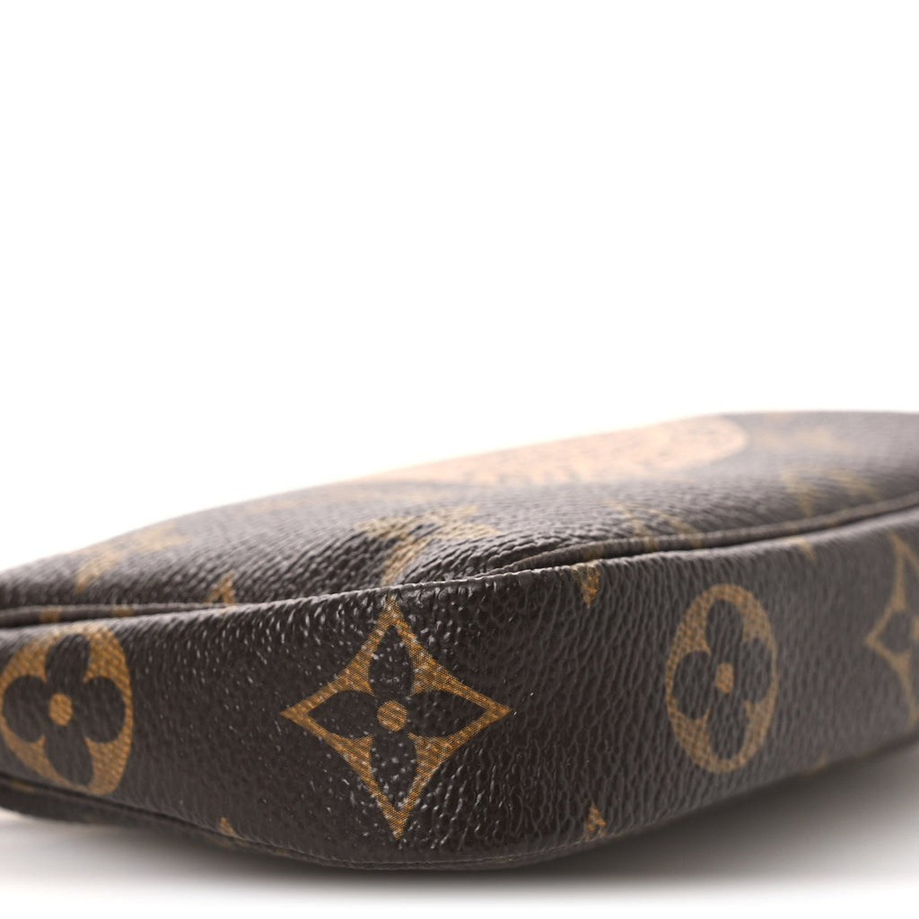 Monogram Complice Trunks and Bags Mini Pochette Accessories Beige