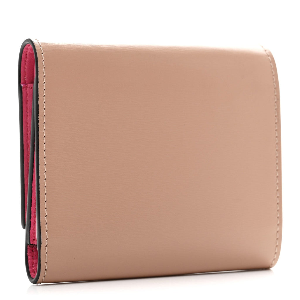 Calfskin Marinda Wallet Beige