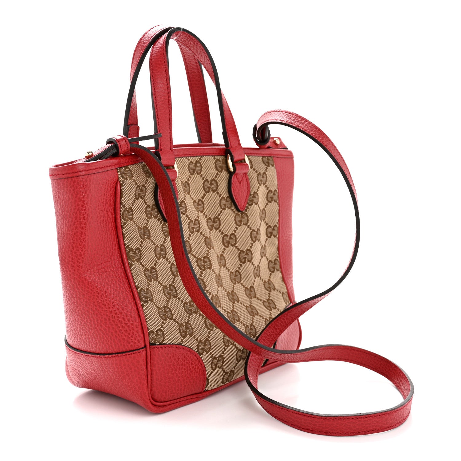 Monogram Small Bree Tote Red