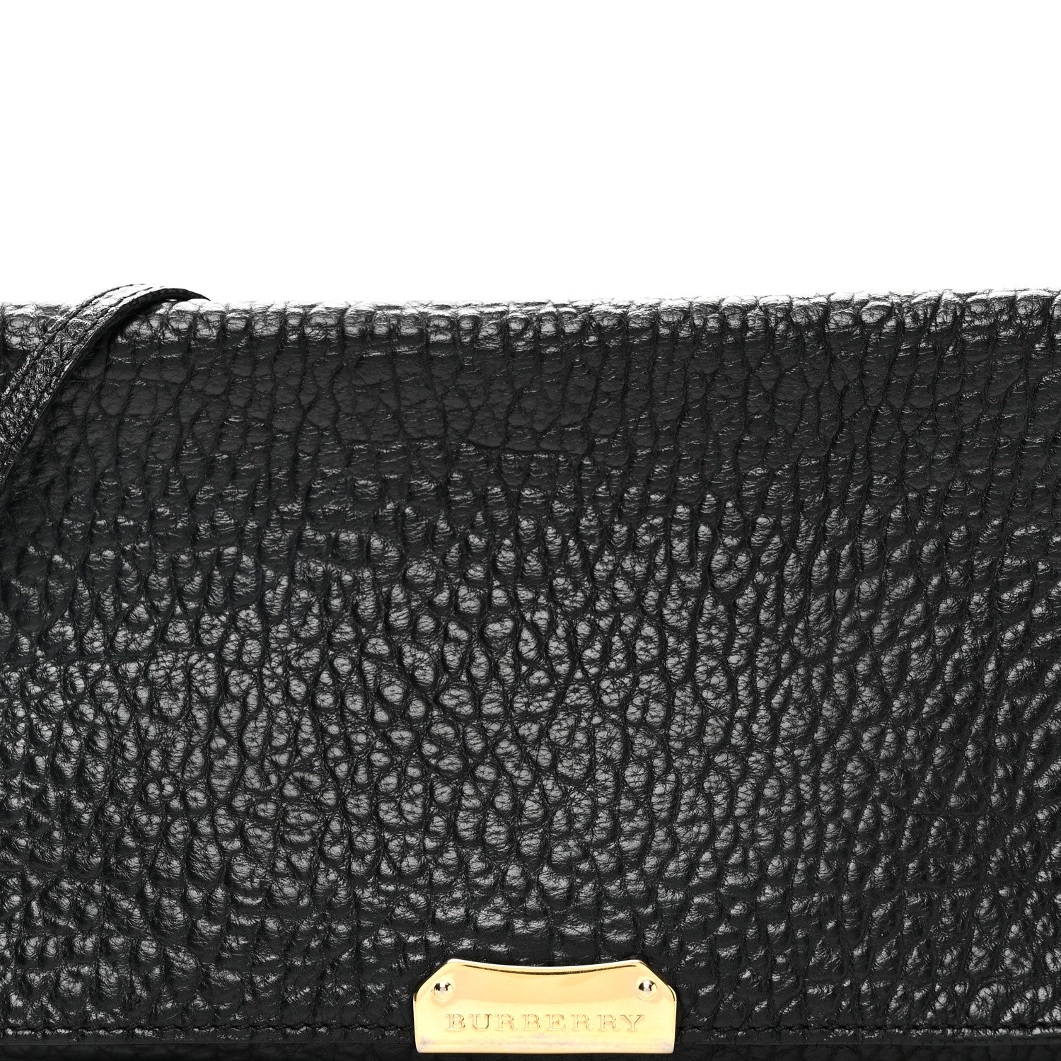 Signature Grain Medium Mildenhall Crossbody Bag Black