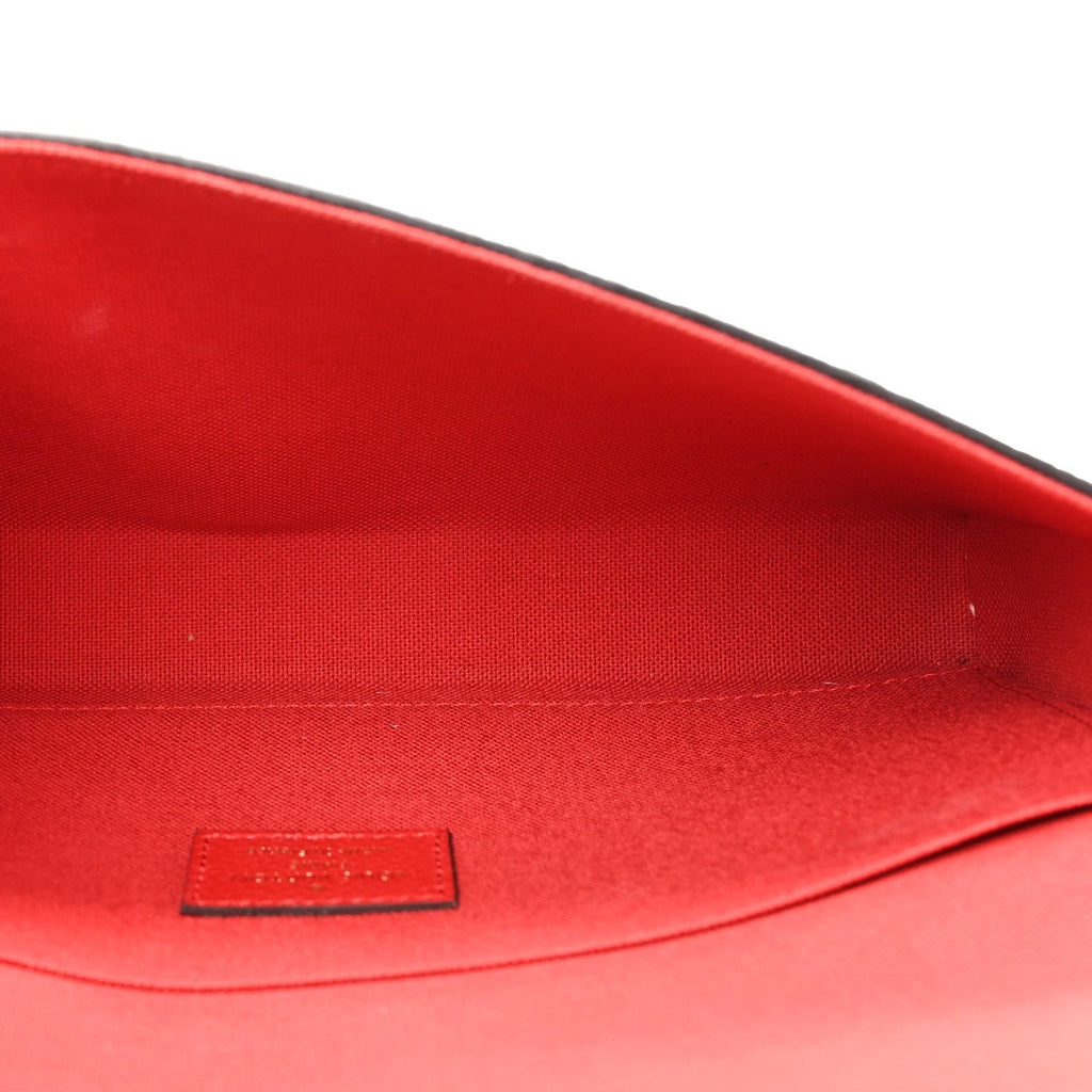 Empreinte Pochette Felicie Chain Wallet Scarlet