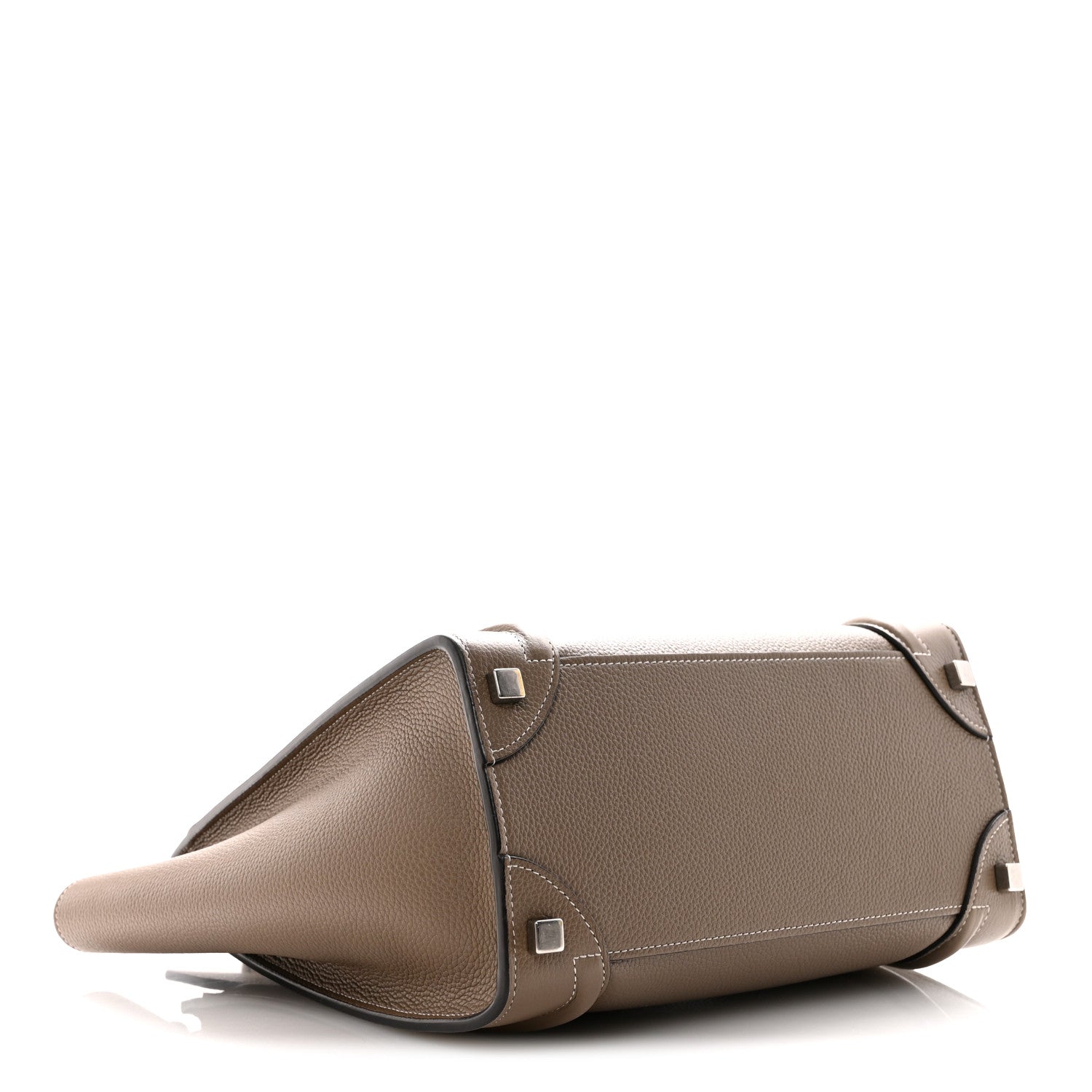 Drummed Calfskin Micro Luggage Souris