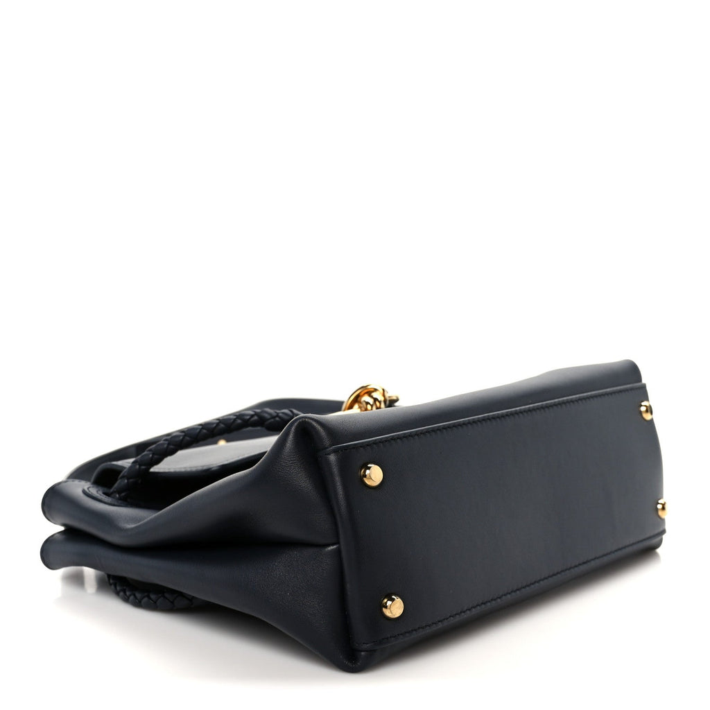 Silky Calfskin Small Ciao Ciao Black